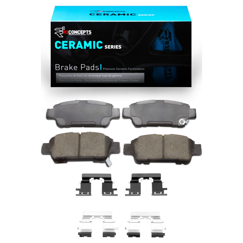 Toyota Sienna Brake Pads - Rear - R1 Concepts - Ceramic - `04-`10